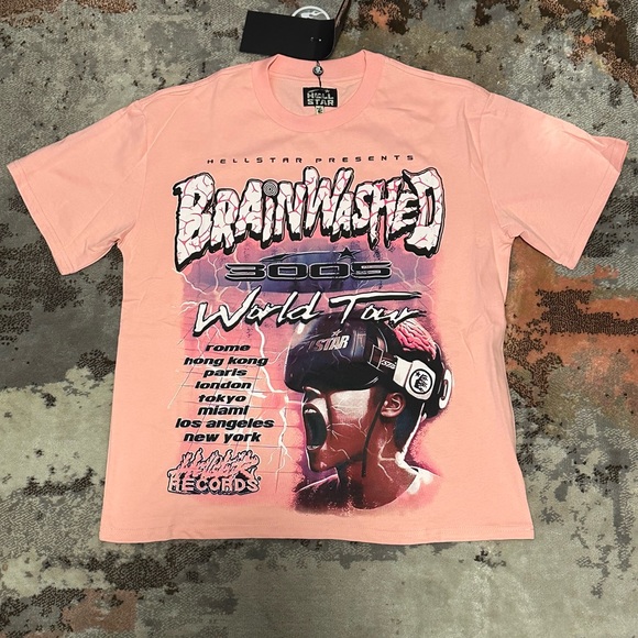 Hellstar Brainwashed World Tour & Neuron Tour T -Shirt - Picture 2 of 5